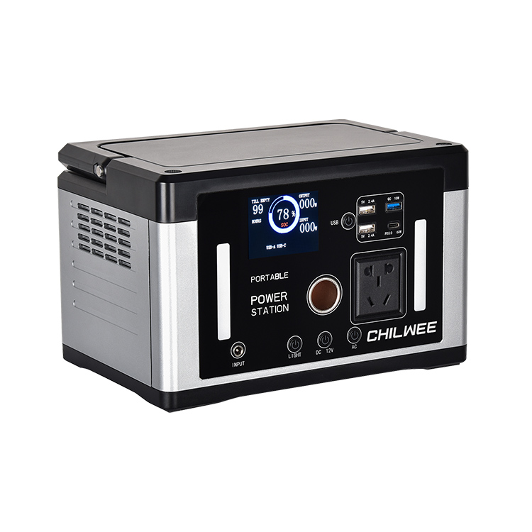 700W Smart Solar Generator Untuk Pengisian Penerangan Darurat